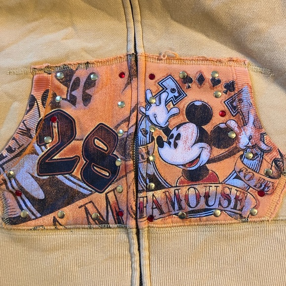 Disney Yellow Hoodie with Zip - Picture 4 of 13